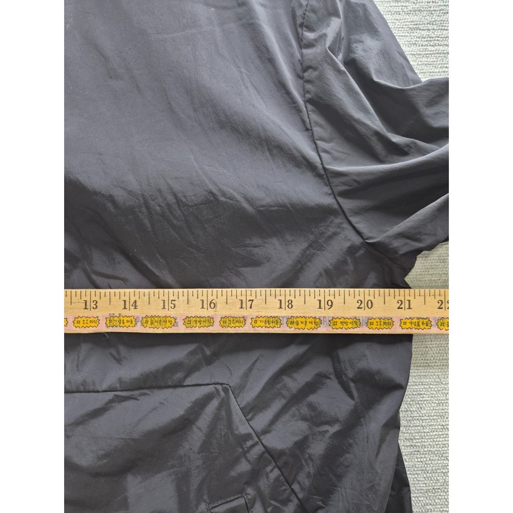 Xersion Windbreaker Jacket Womens Large Black Stretch Full Zip Hooded Waterproof - Picture 12 of 15
